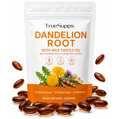 Truesupps Dandelion Root Softgels