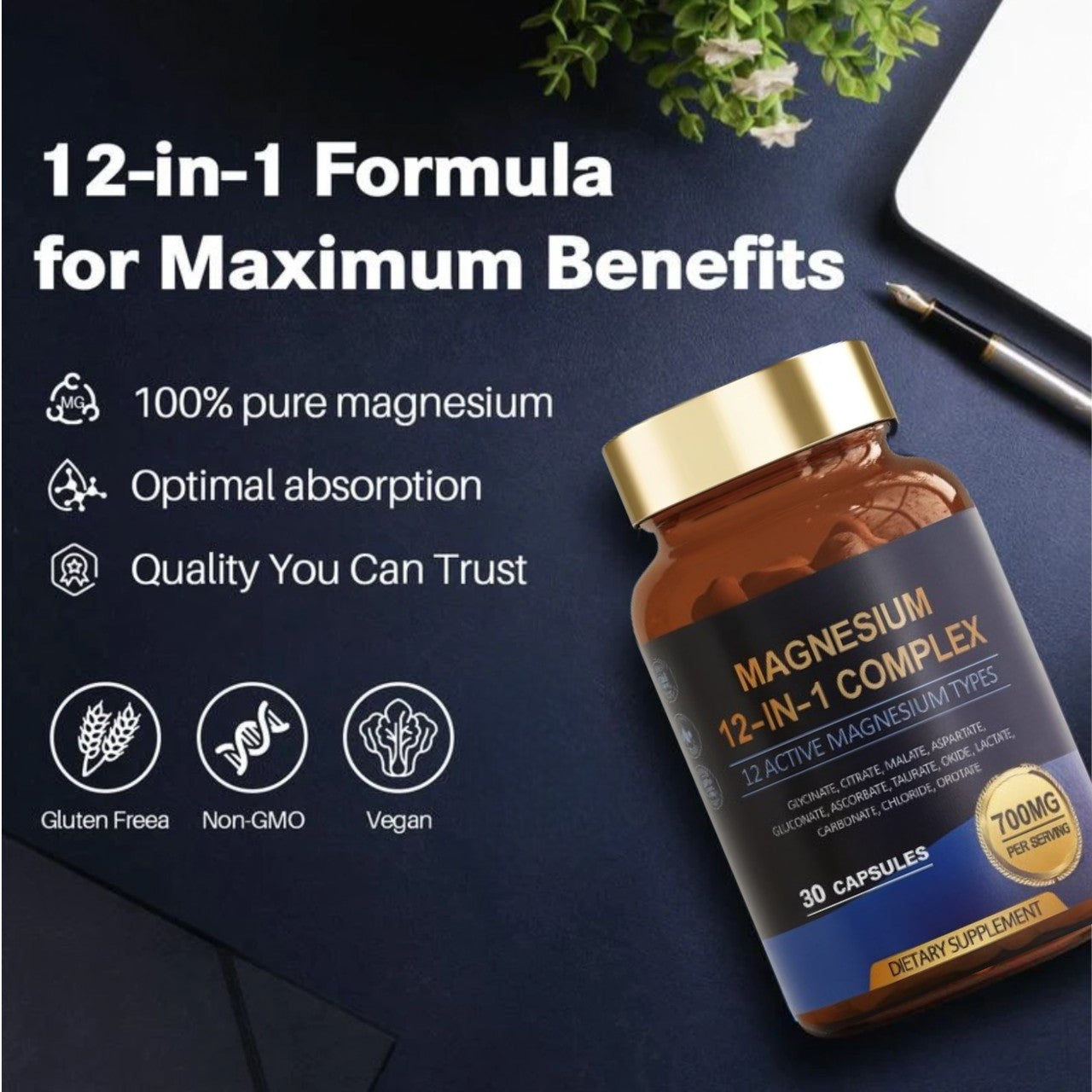 12-in-1 Magnesium Complex 700mg